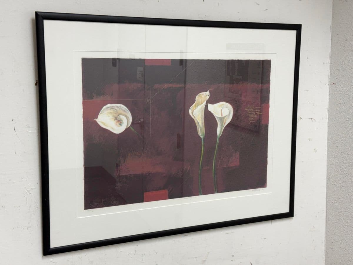 Trevor Southey "Folding" Limited Edition Lithograph, Signed + Numbered 40/150, Circa 1998 - Thumbnail 3