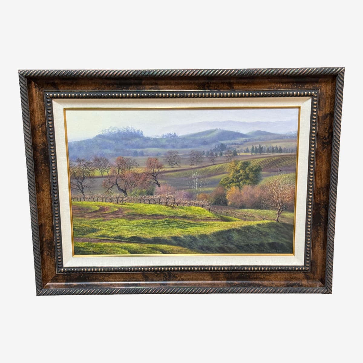 Thomas Creed "Sonoma Valley" Original Painting, Framed - Image 1