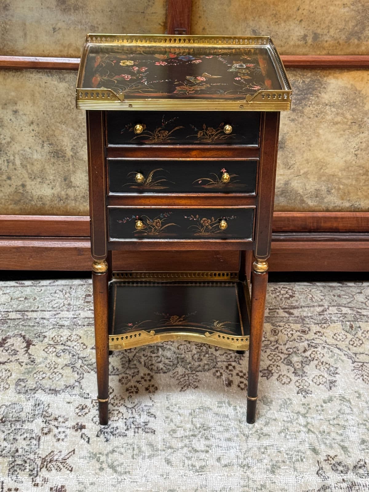 Maitland-Smith Hand Painted Chest of Drawers - Thumbnail 4