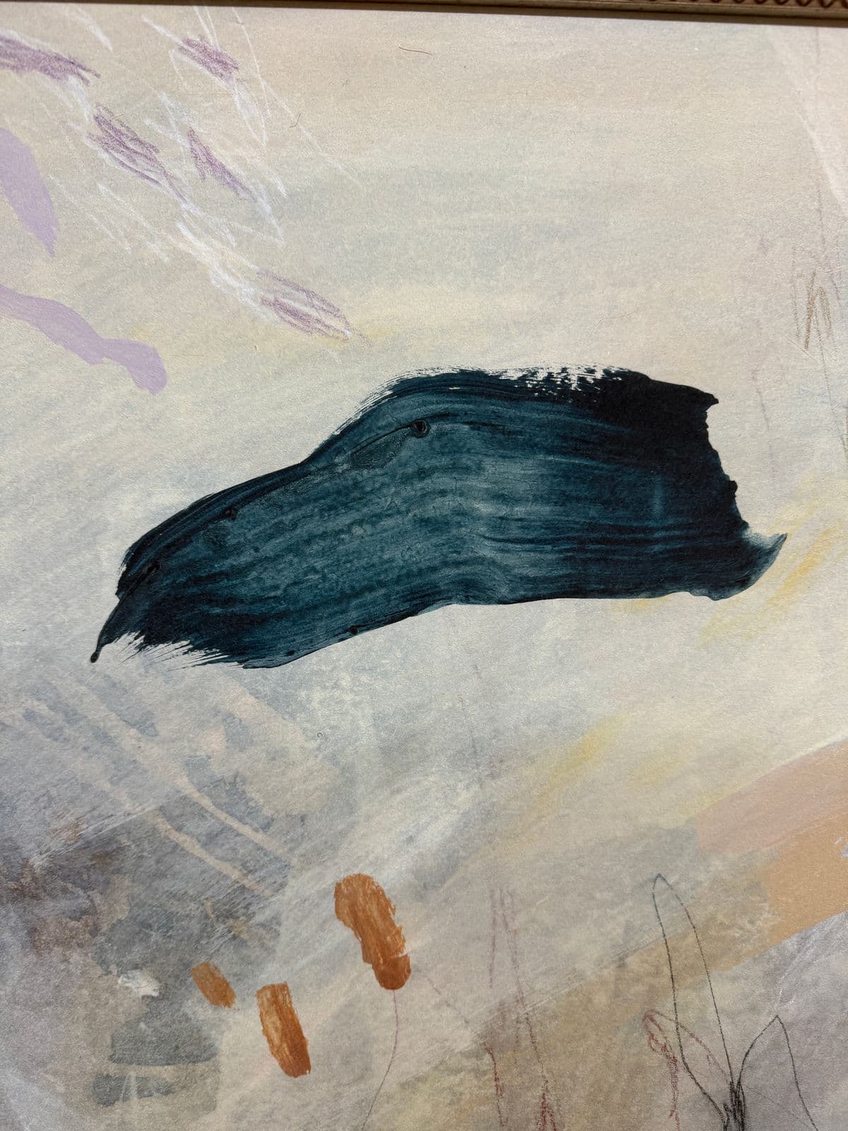 Amethyst Home Flat White Abstract Print, Framed - Thumbnail 7