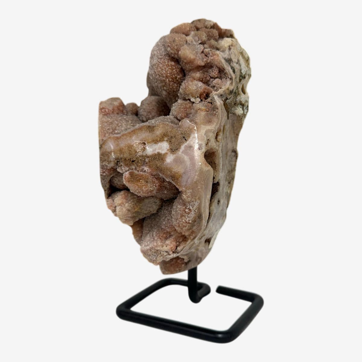 Druzy Quartz Heart on Stand - Image 1