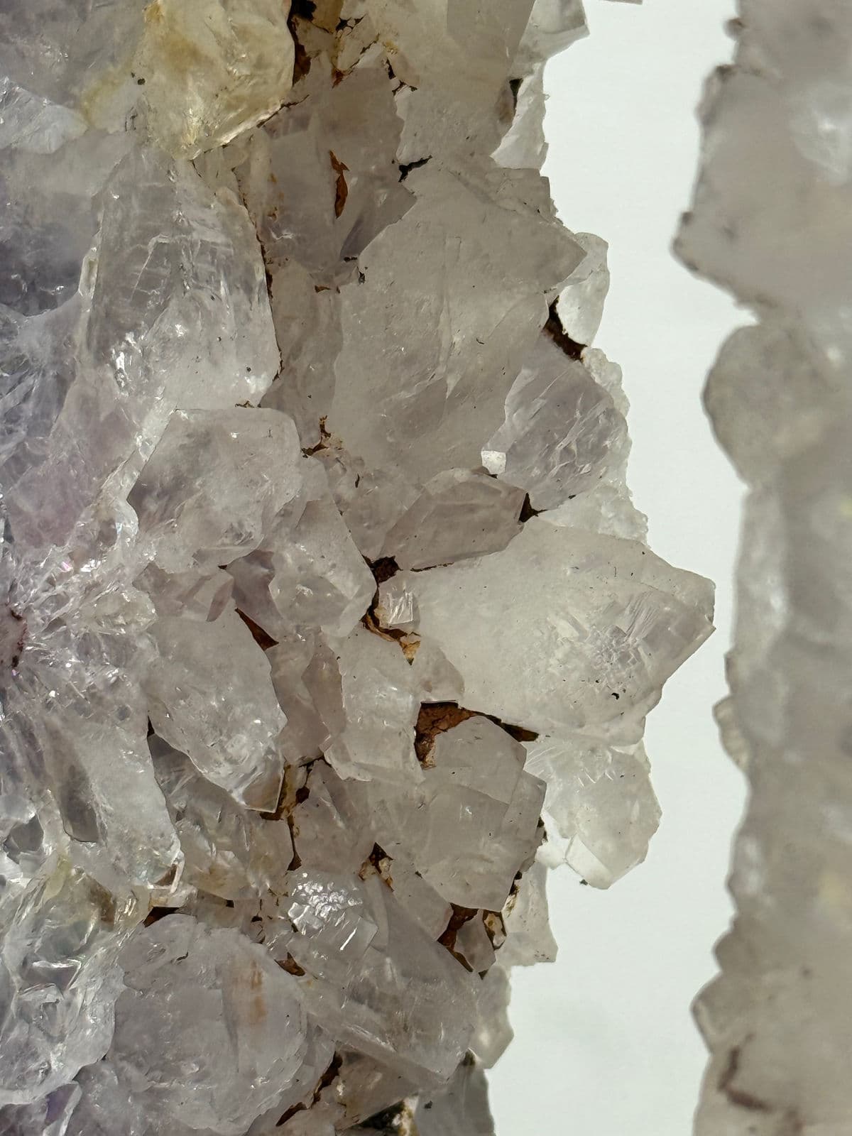 Pink Amethyst Geode Slice on Stand - Thumbnail 8