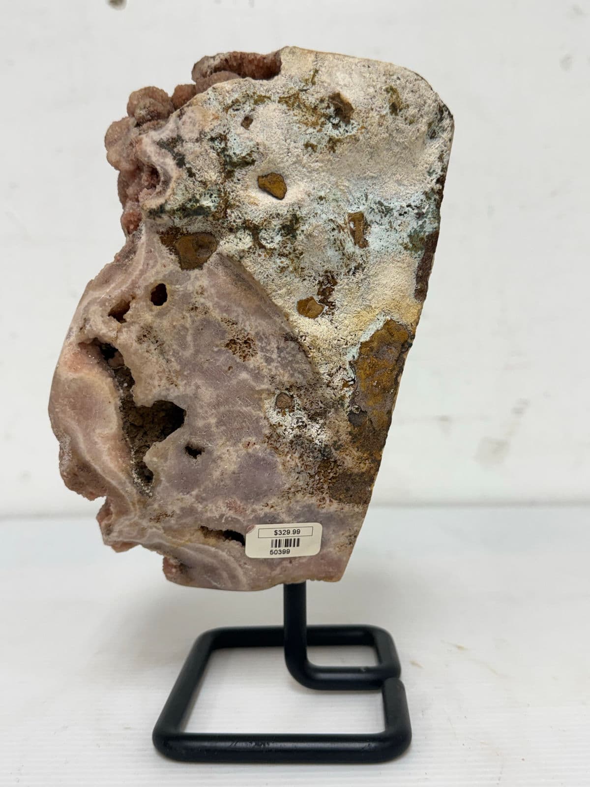 Druzy Quartz Heart on Stand - Thumbnail 5