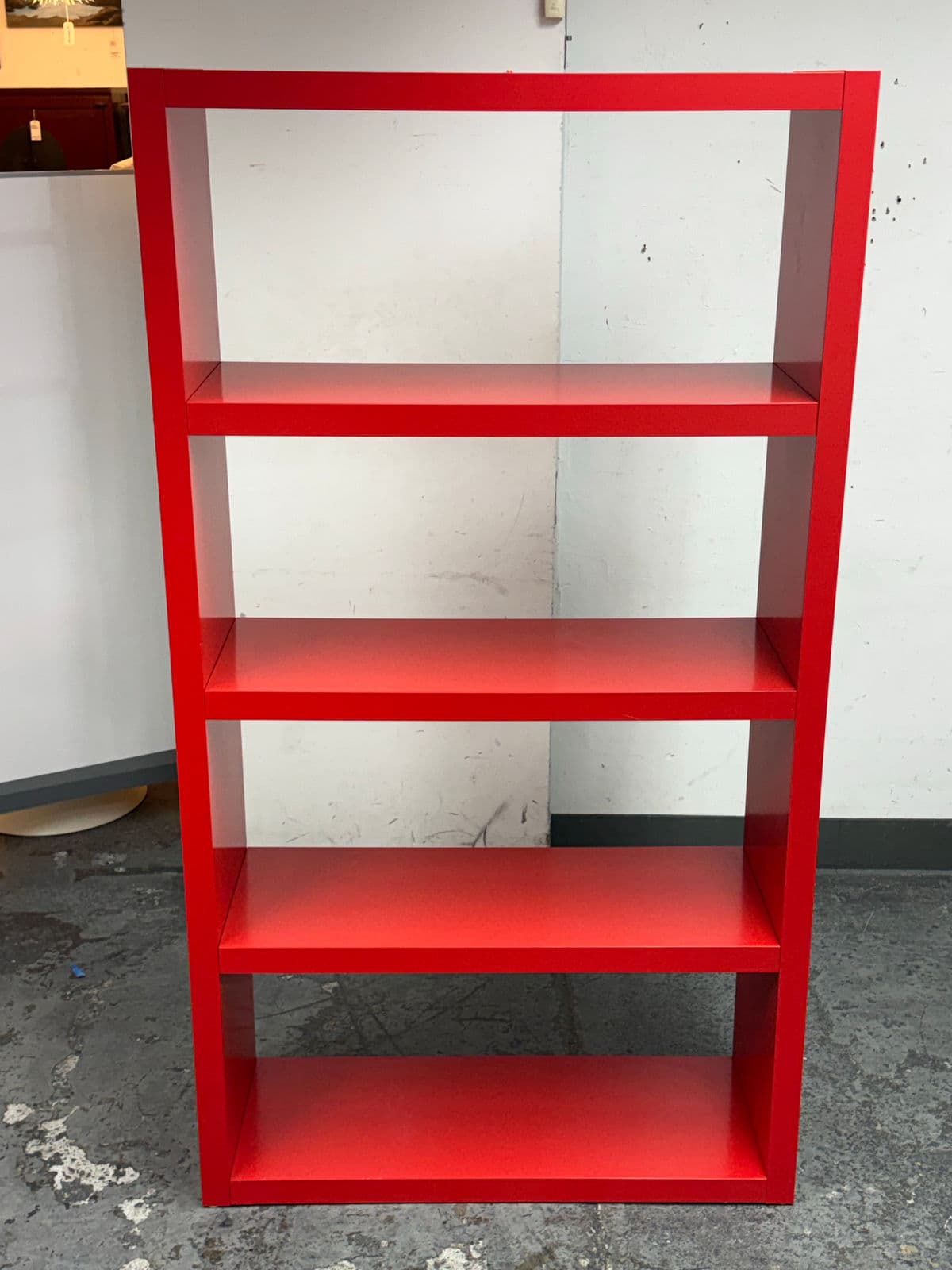 Ikea Kallax Laminate Bookshelf, Red - Thumbnail 3