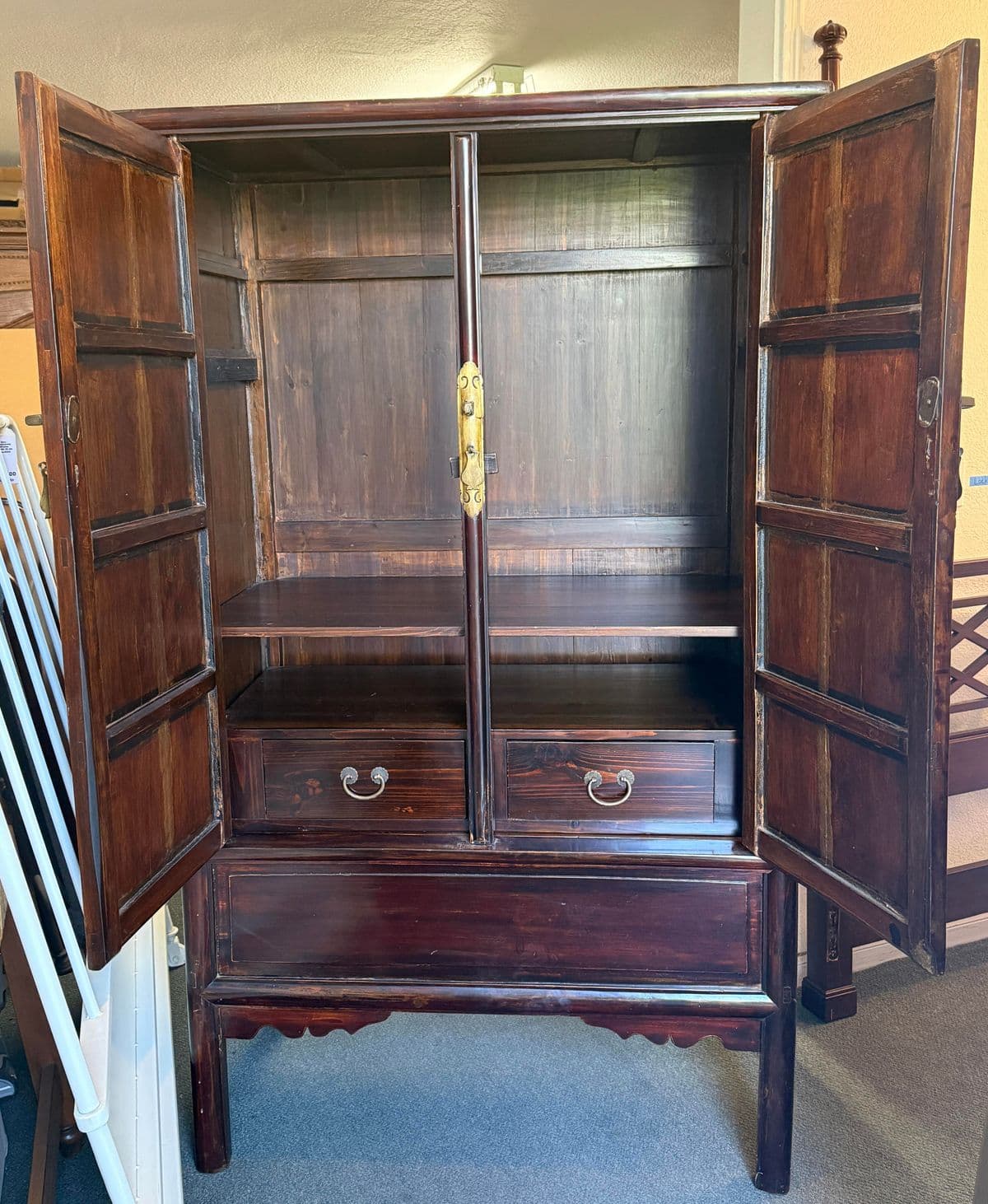 Chinese Wedding Armoire - Thumbnail 3