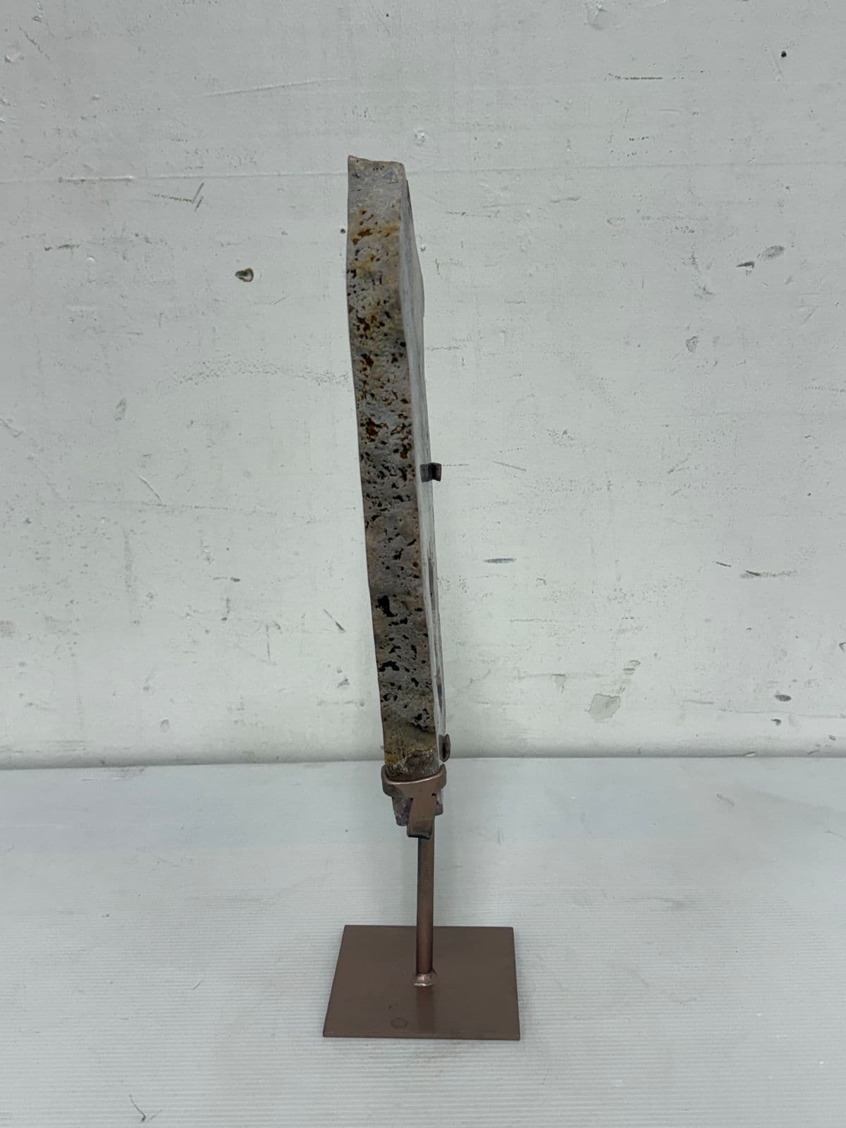 Pink Amethyst Geode Slice on Stand - Thumbnail 5