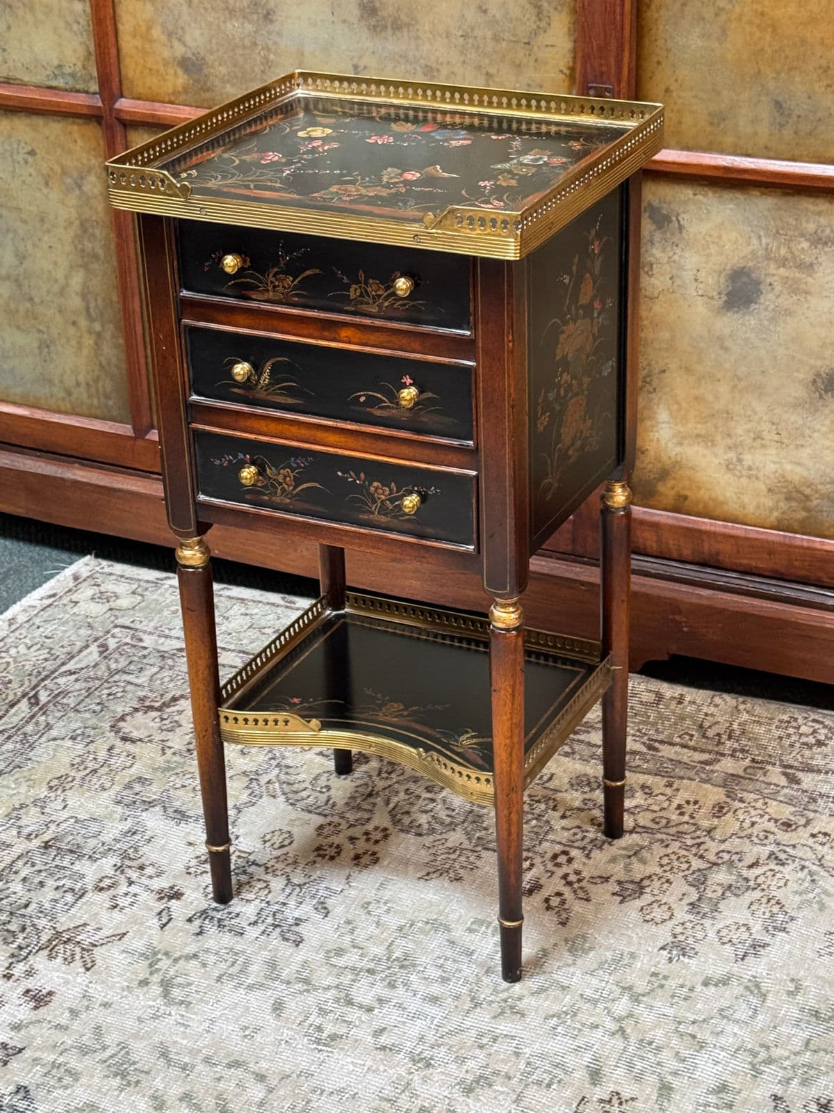 Maitland-Smith Hand Painted Chest of Drawers - Thumbnail 10