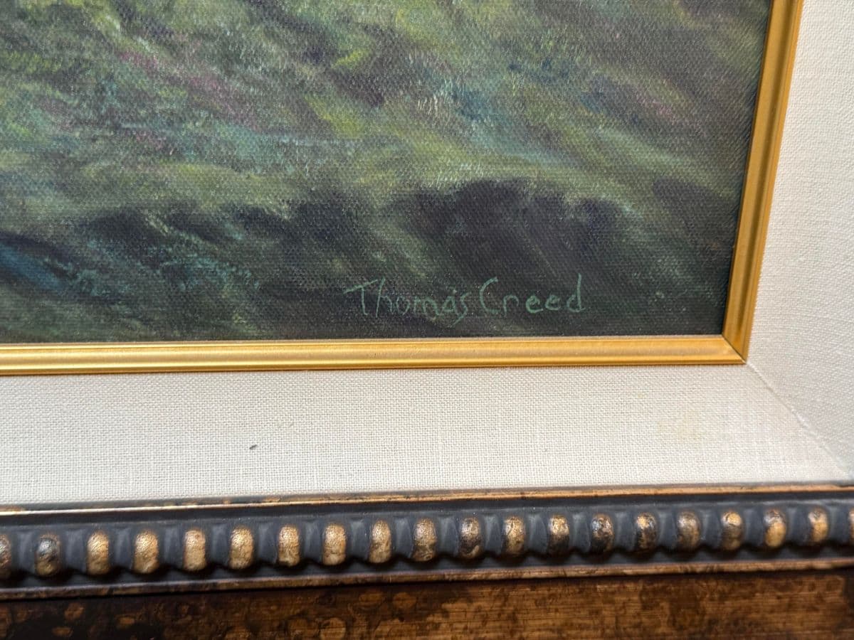 Thomas Creed "Sonoma Valley" Original Painting, Framed - Thumbnail 12