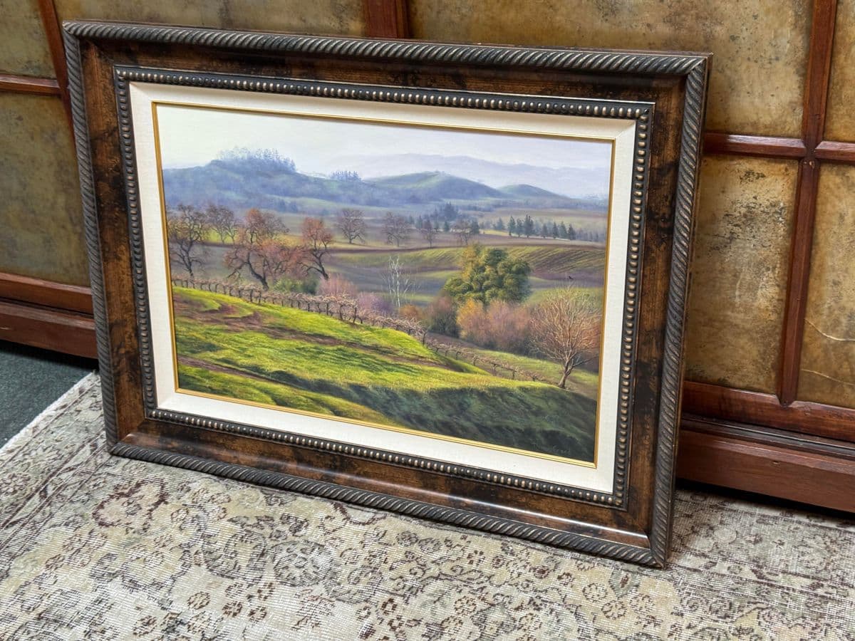 Thomas Creed "Sonoma Valley" Original Painting, Framed - Thumbnail 11