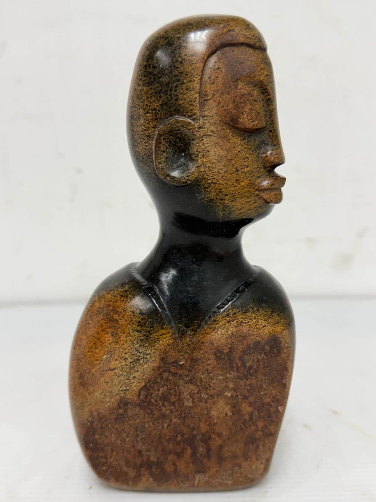 African Shona Stone Child Sculpture - Thumbnail 3