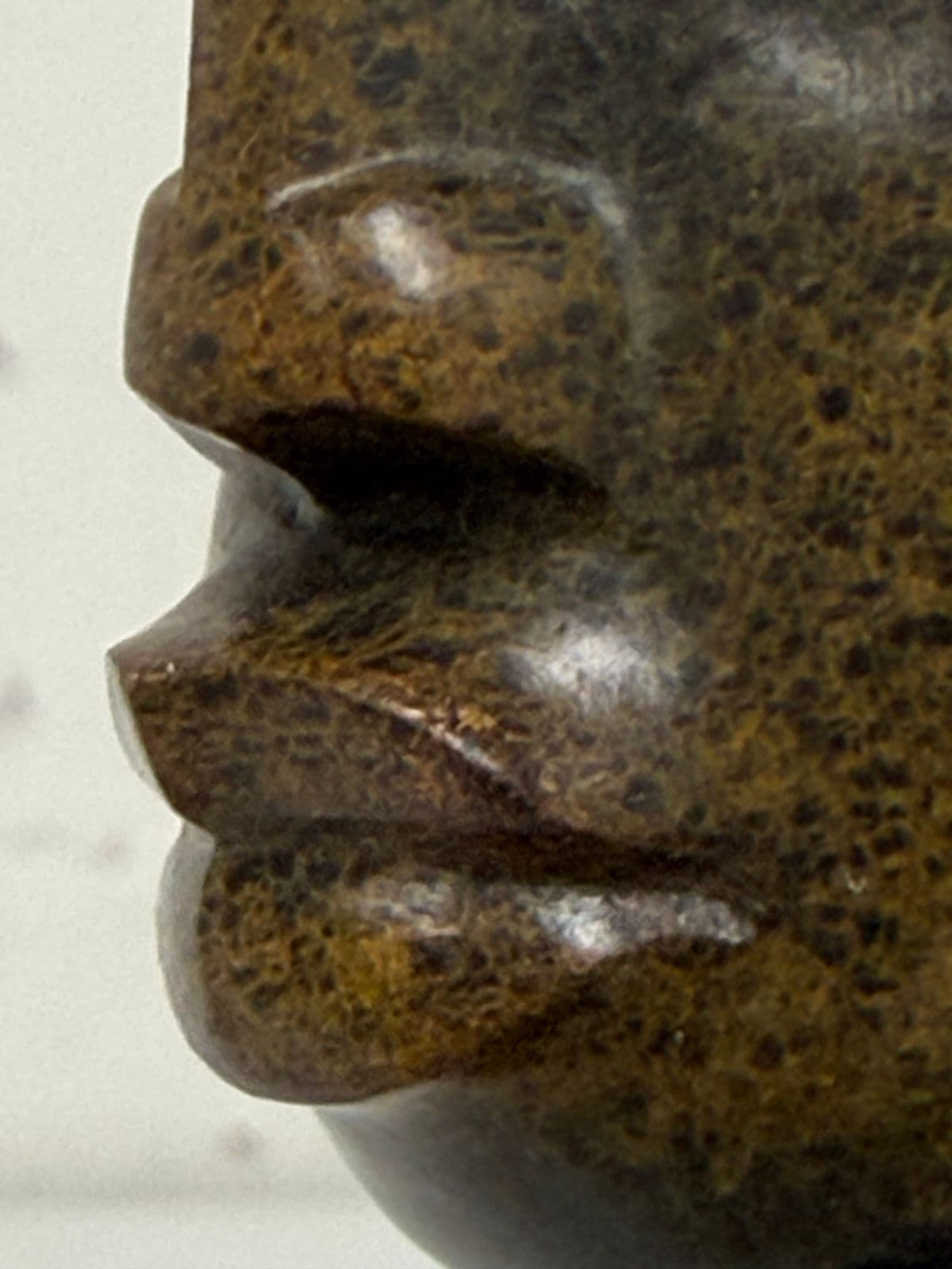 African Shona Stone Child Sculpture - Thumbnail 10