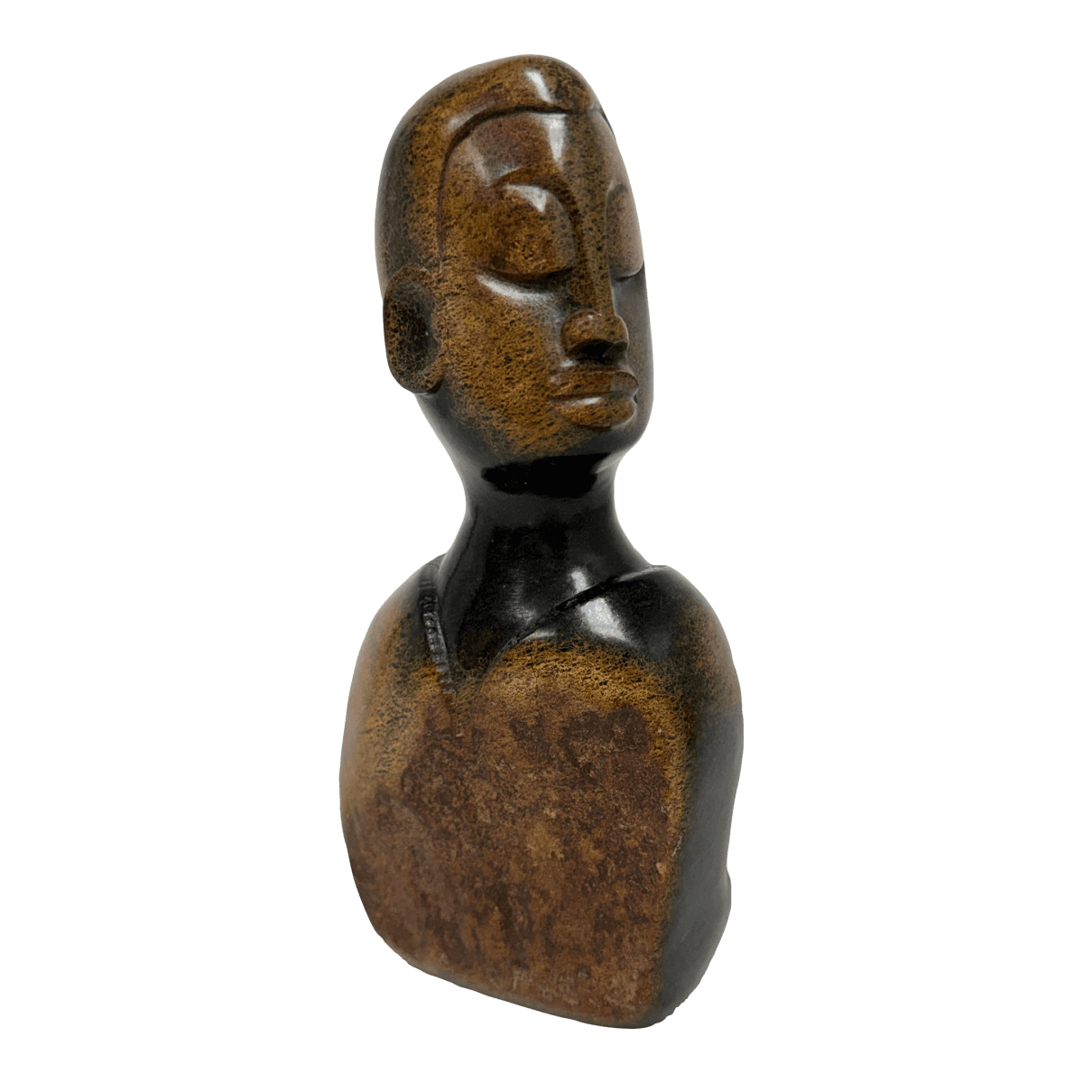 African Shona Stone Child Sculpture - Thumbnail 2