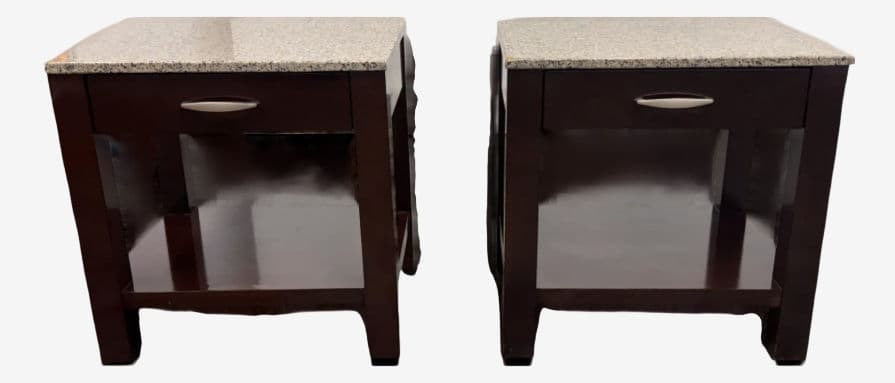 Bermanfalk Bespoke Nightstands, Pair - Image 1