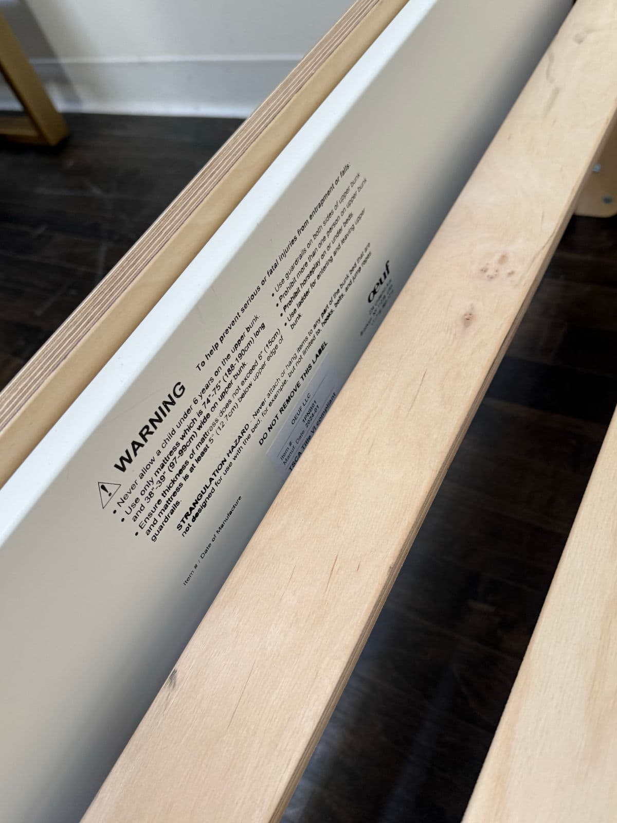 Twin Size Oeuf Perch Nest Bed Frame - Thumbnail 6