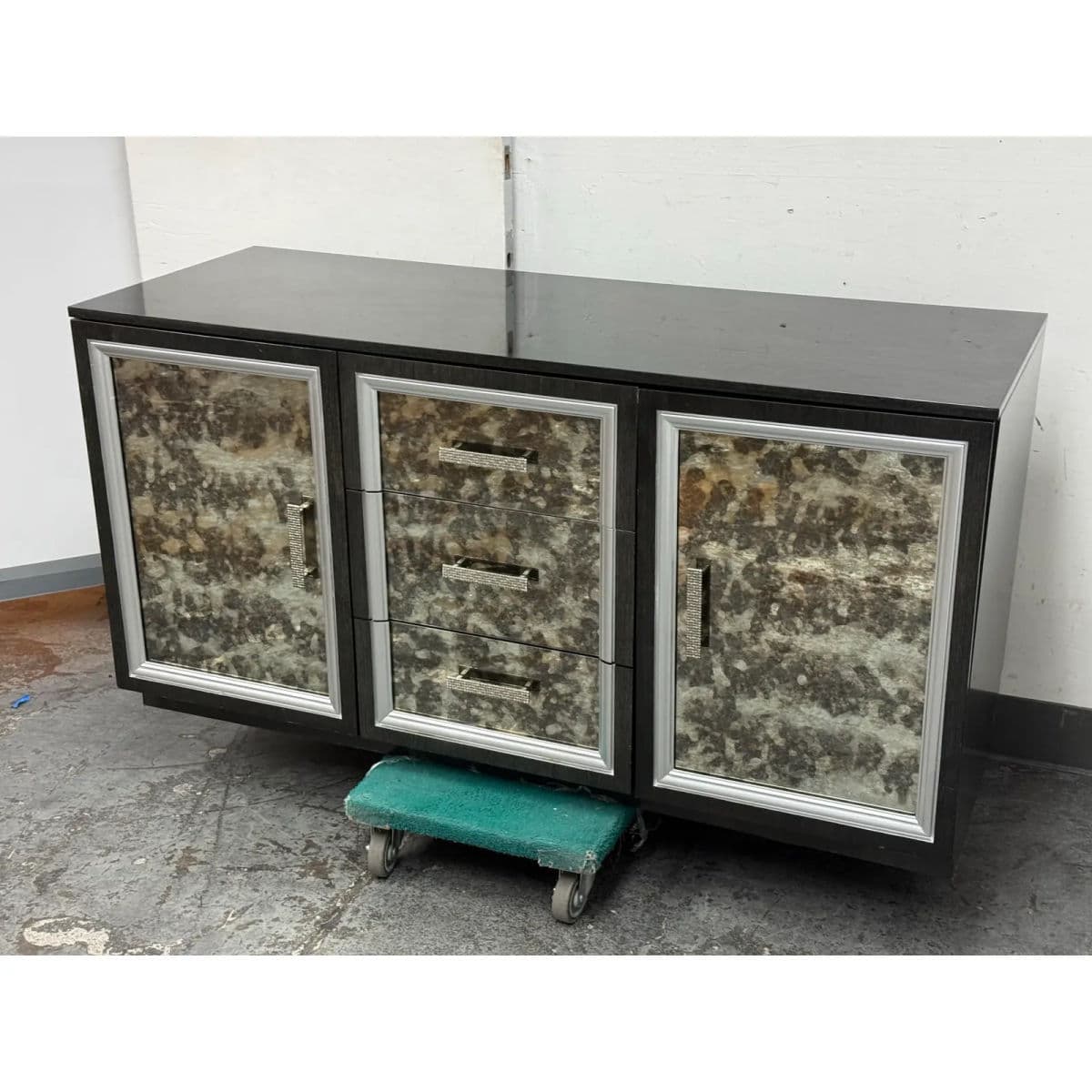 Mark David Designs Bespoke Media Console/Sideboard, Silver - Thumbnail 5