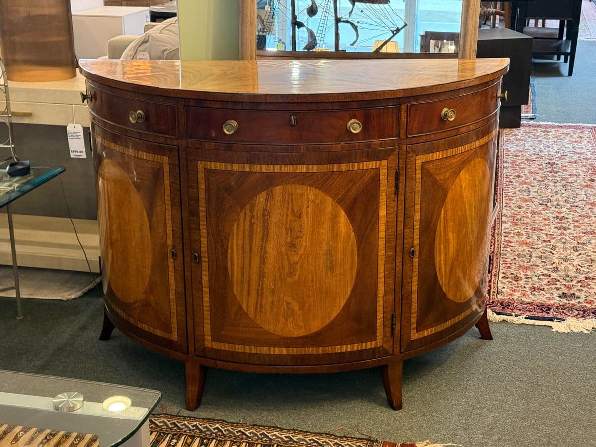 Burton Ching Georgian Demi-Lune Commode - Thumbnail 4