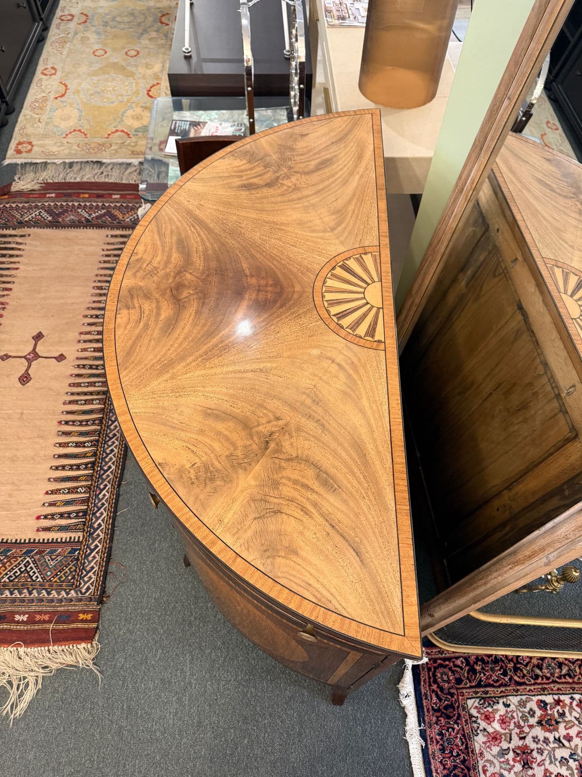 Burton Ching Georgian Demi-Lune Commode - Thumbnail 8