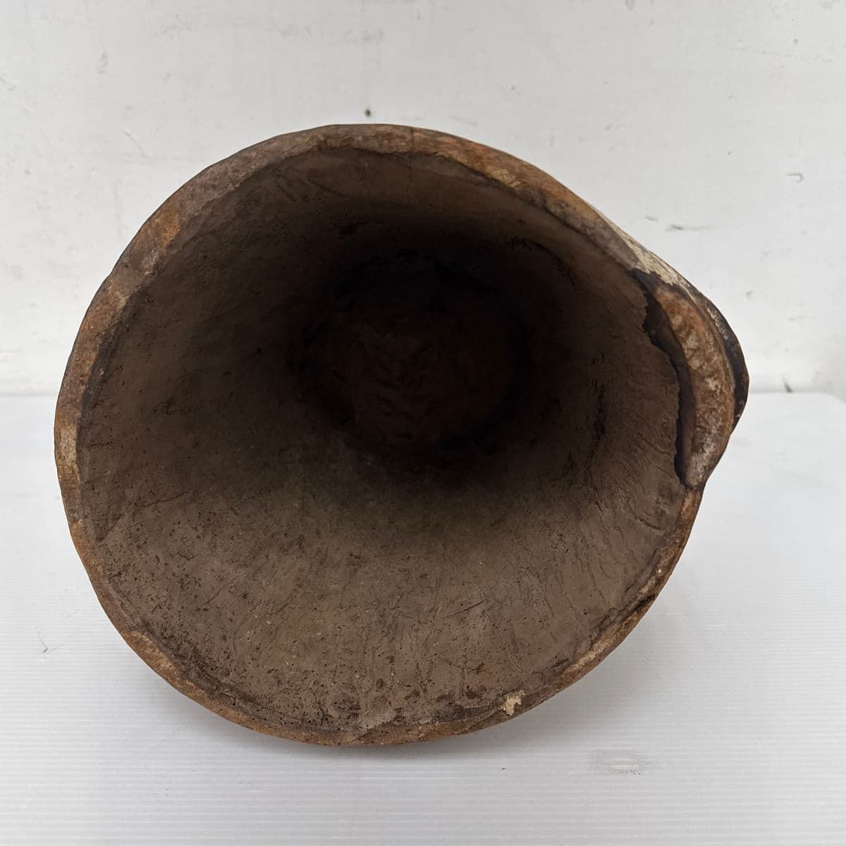 African Yoruba Carved Wood Helmet + Ibis Bird Sculpture - Thumbnail 8