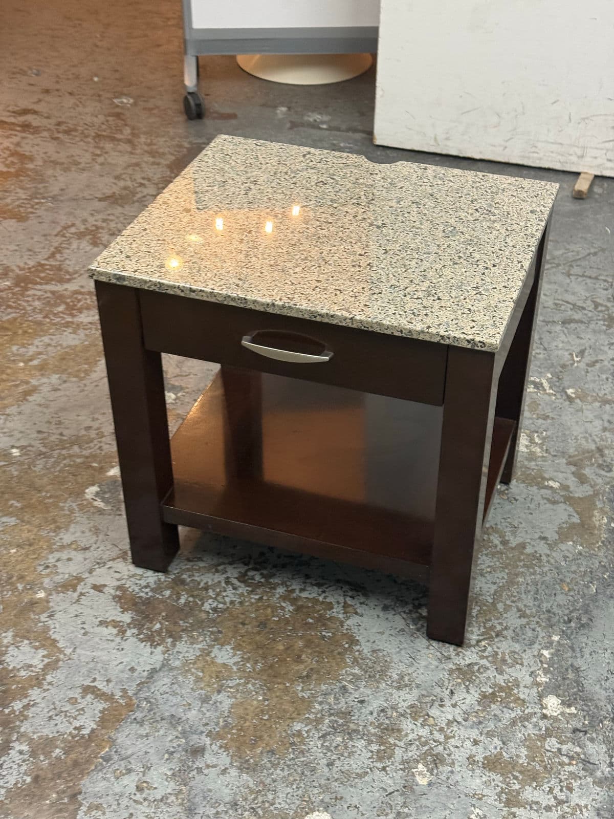 Bermanfalk Bespoke Stone Top Nightstand - Thumbnail 3