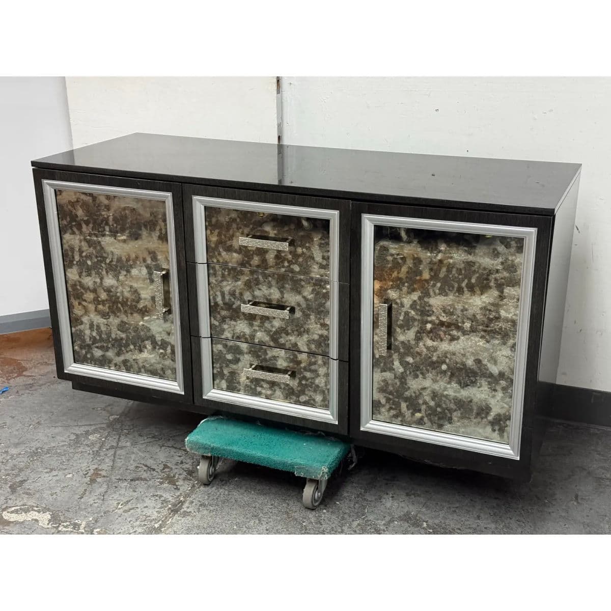 Mark David Designs Bespoke Media Console/Sideboard, Silver - Thumbnail 3