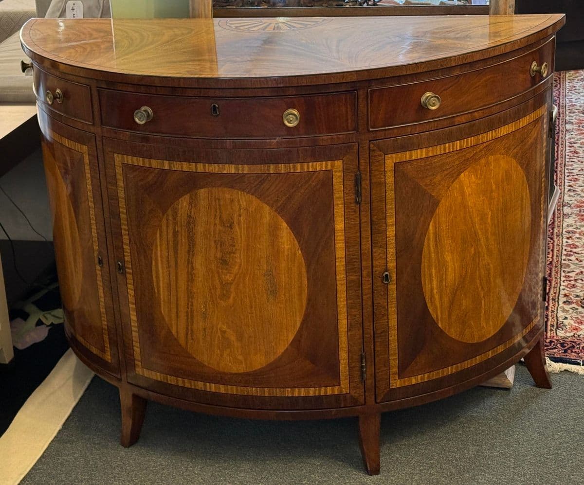 Burton Ching Georgian Demi-Lune Commode - Thumbnail 3