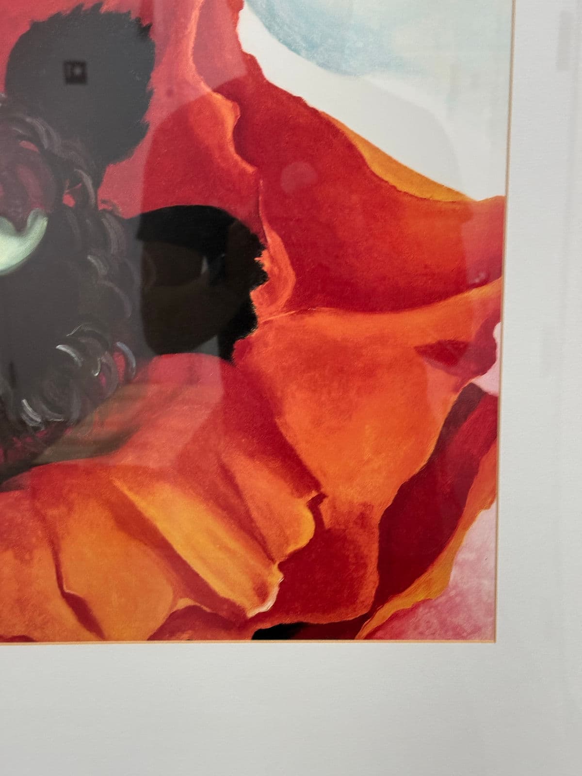 Georgia O’Keeffe "Poppy" Z Gallerie Custom Framed Print, Circa 2005 - Thumbnail 11