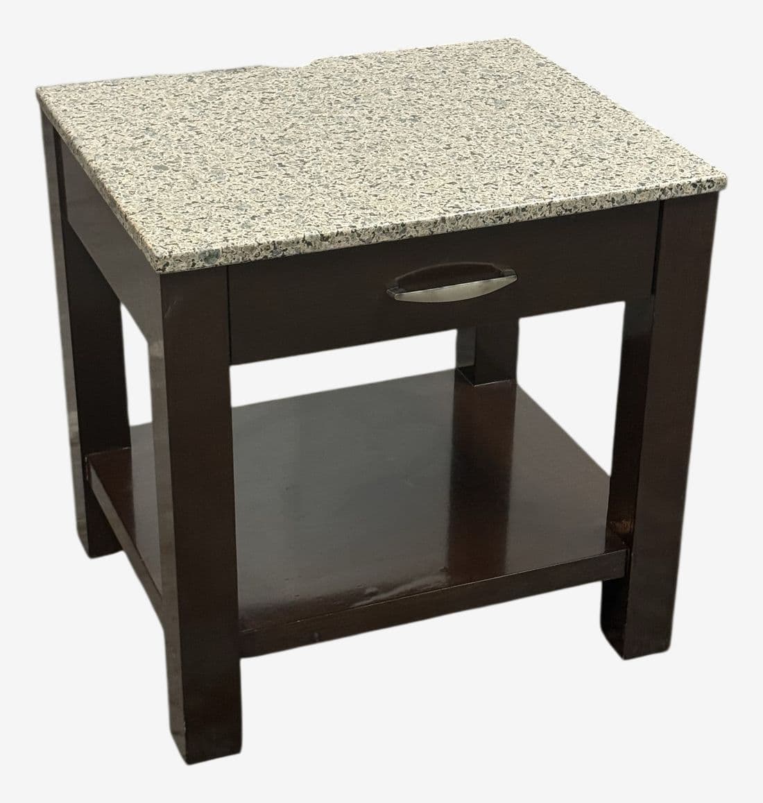 Bermanfalk Bespoke Stone Top Nightstand - Image 1