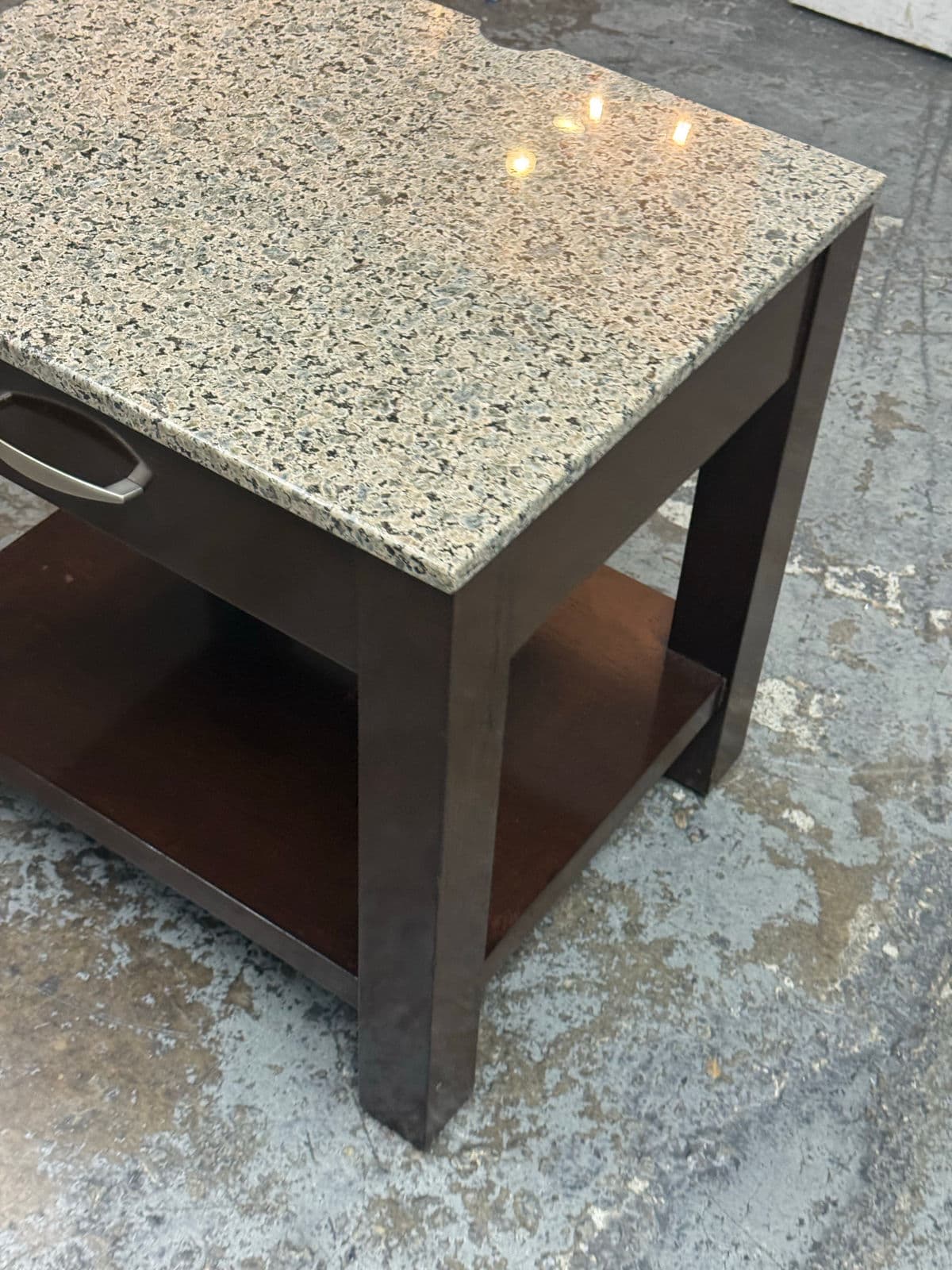 Bermanfalk Bespoke Stone Top Nightstand - Thumbnail 4