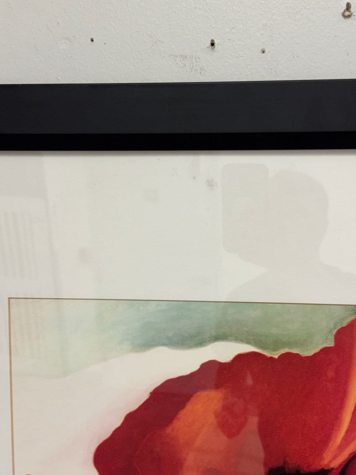 Georgia O’Keeffe "Poppy" Z Gallerie Custom Framed Print, Circa 2005 - Thumbnail 8