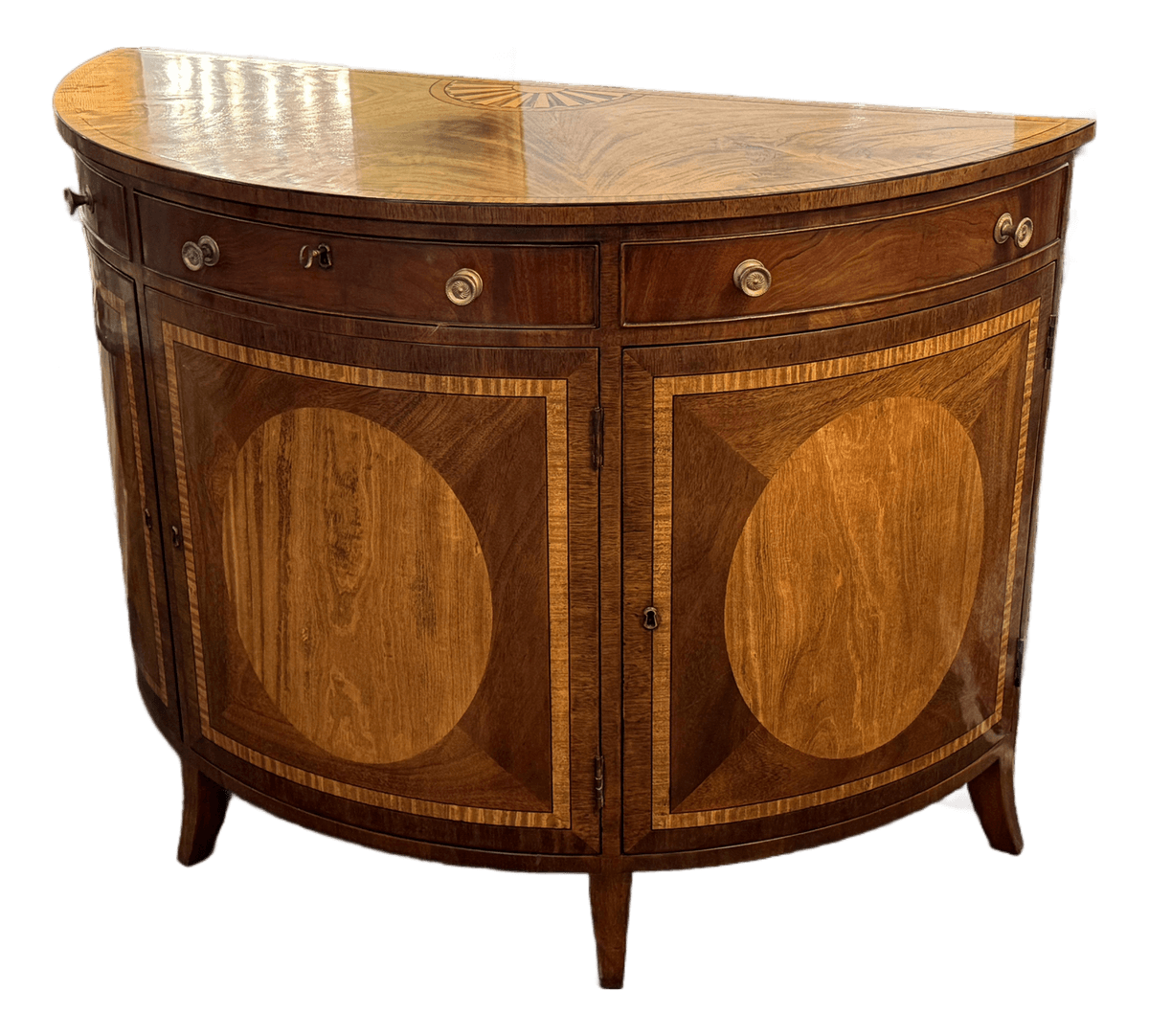 Burton Ching Georgian Demi-Lune Commode - Thumbnail 2