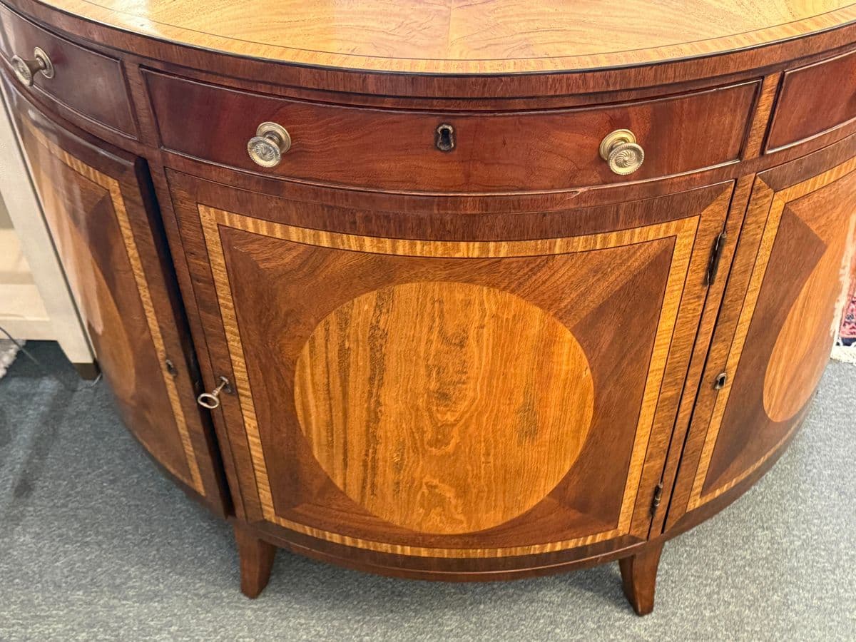 Burton Ching Georgian Demi-Lune Commode - Thumbnail 11