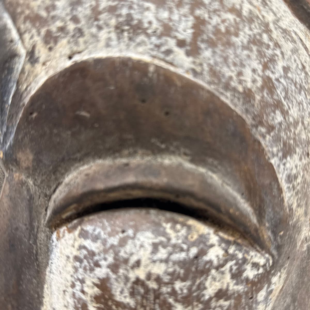 African Yoruba Carved Wood Helmet + Ibis Bird Sculpture - Thumbnail 11