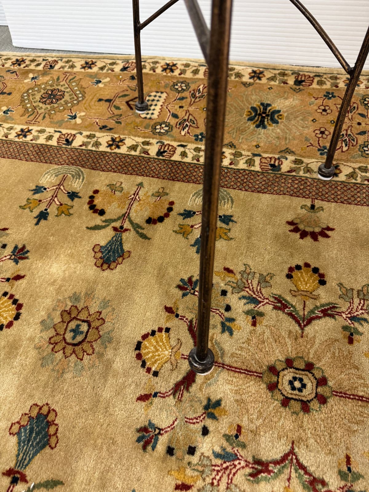 Wrought Iron Bar Stools With Cushions, Set of Three - Thumbnail 10