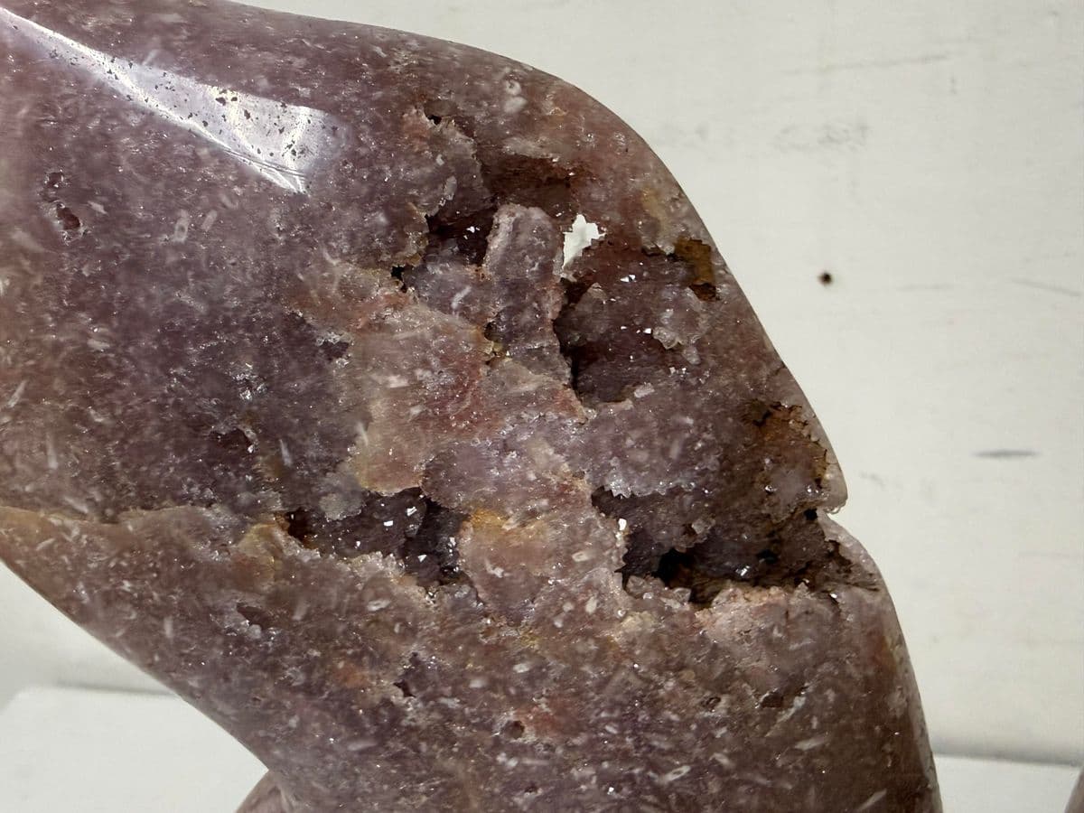 Pink Amethyst Butterfly on Stand - Thumbnail 9