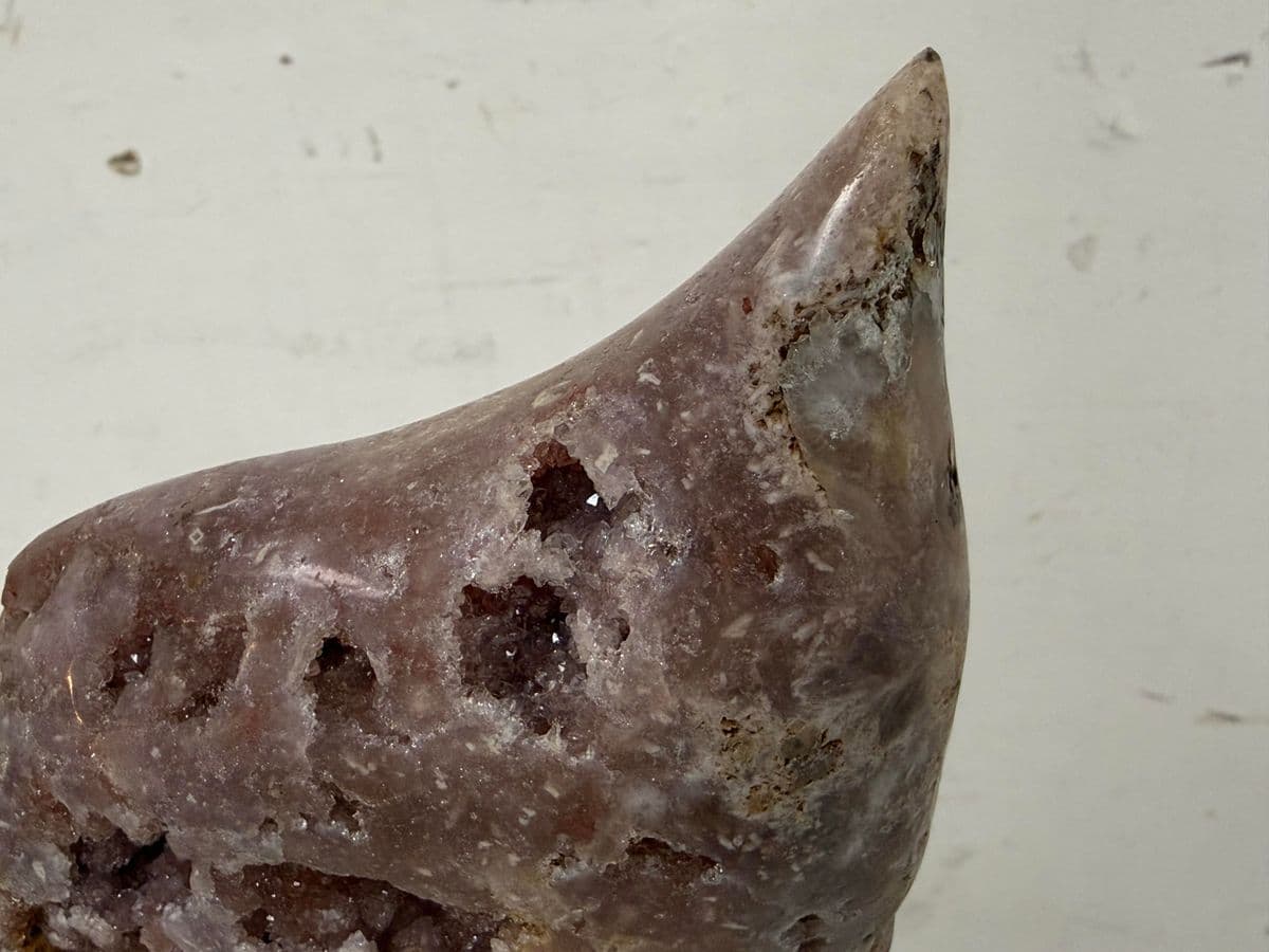 Pink Amethyst Butterfly on Stand - Thumbnail 10