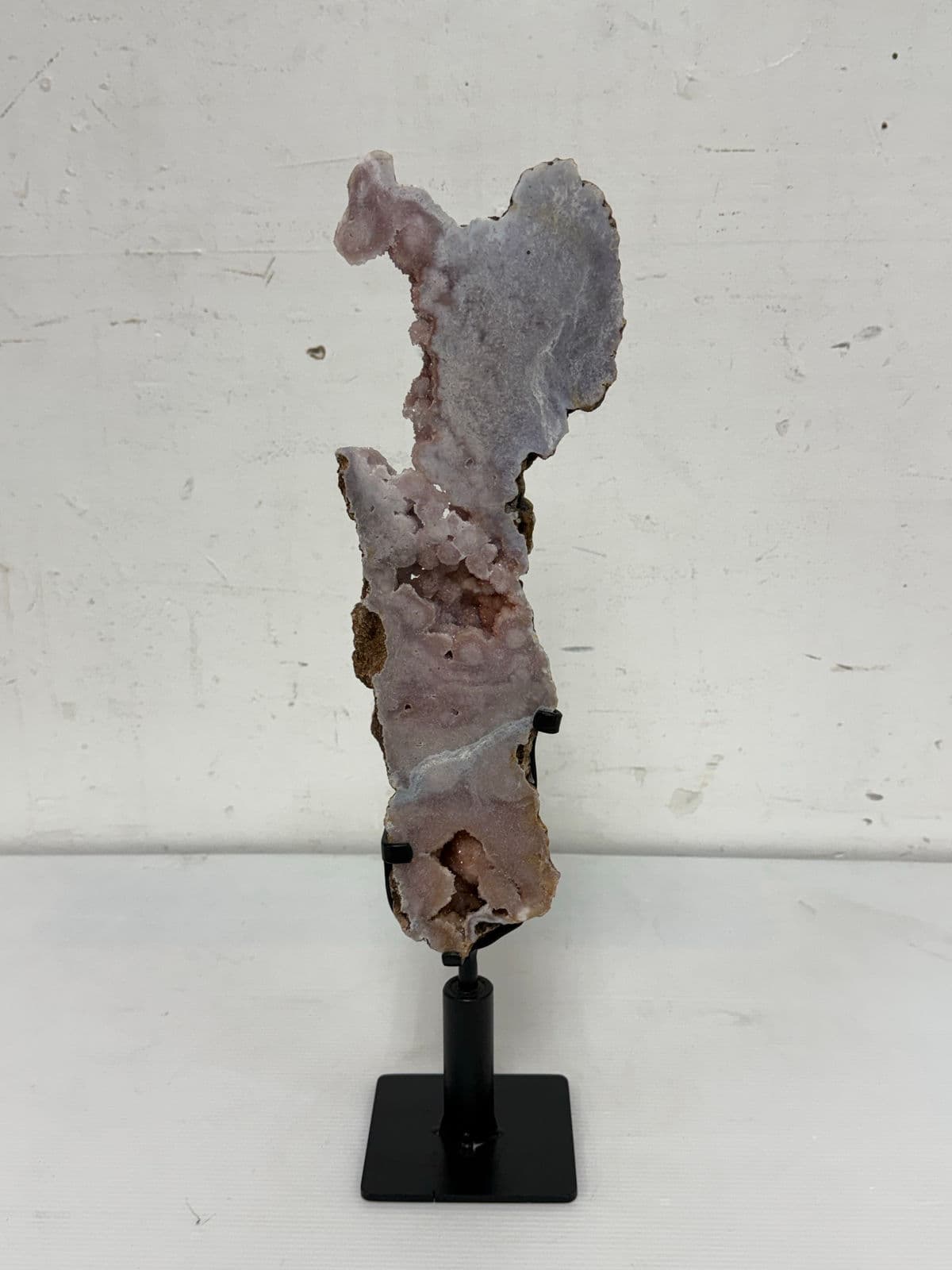 Pink Amethyst Crystal Slab on Stand - Thumbnail 3