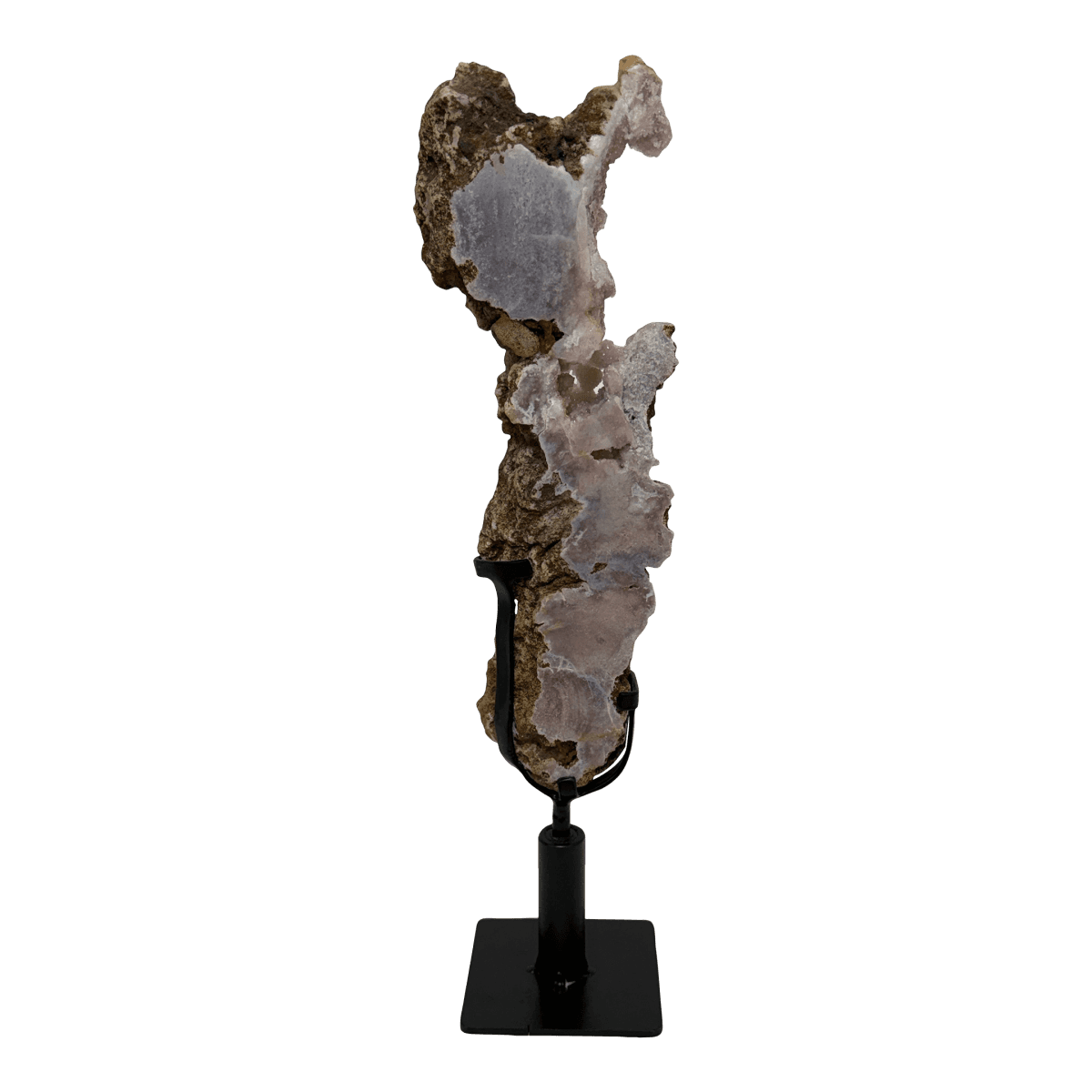 Pink Amethyst Crystal Slab on Stand - Thumbnail 2