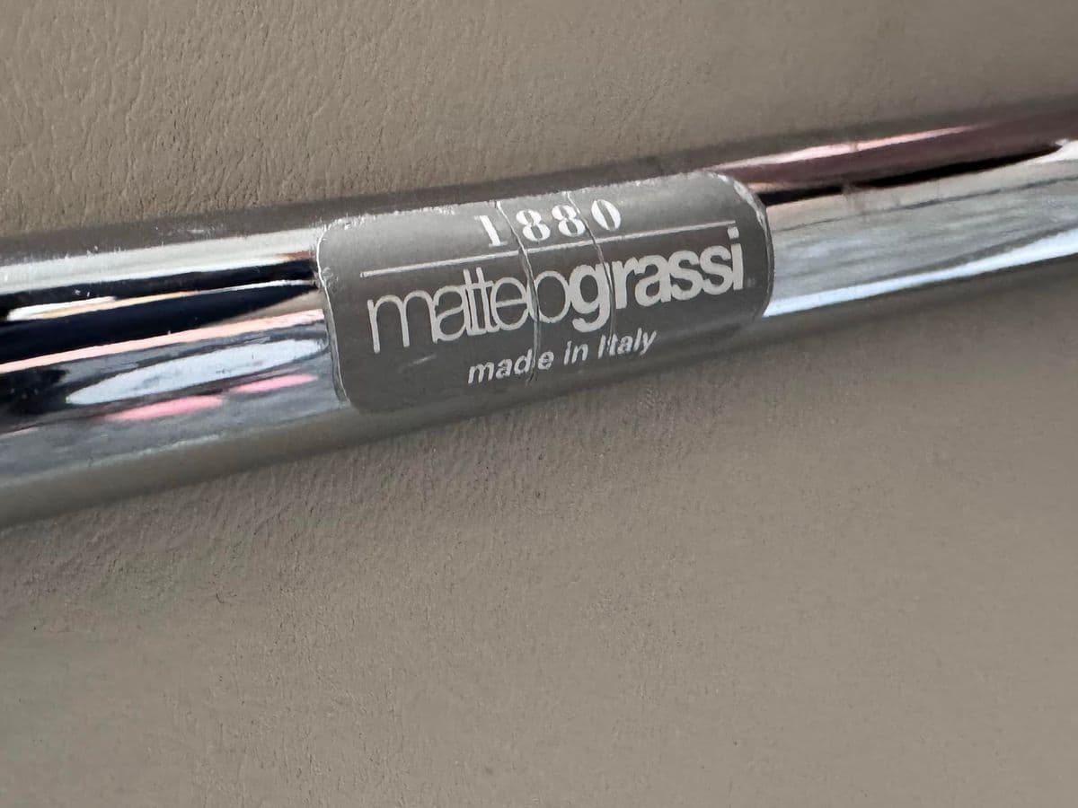 Rodolfo Dordoni for Matteograssi 2Leather Seat Dining Chairs, Set of Six - Thumbnail 8