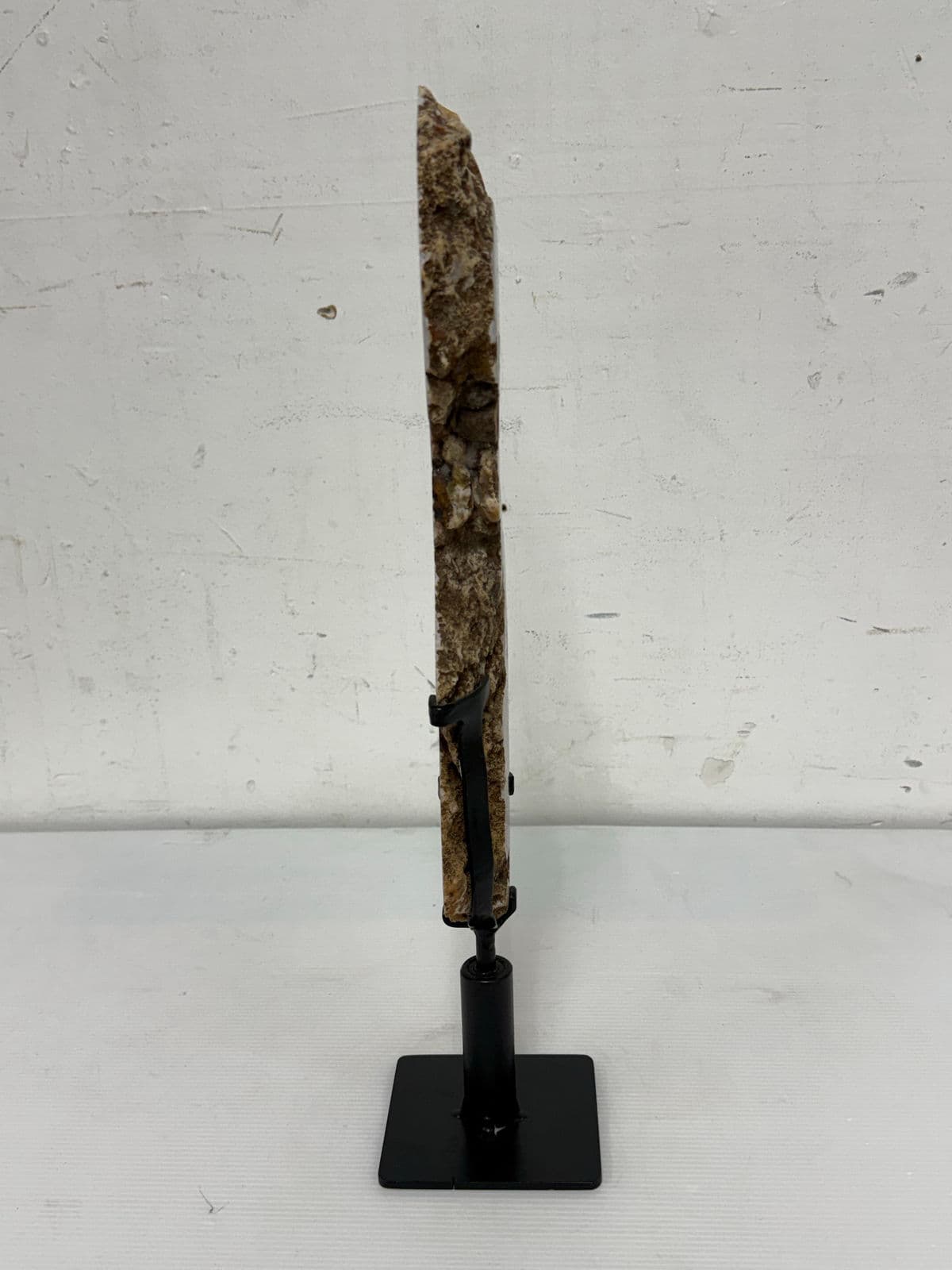 Pink Amethyst Crystal Slab on Stand - Thumbnail 4