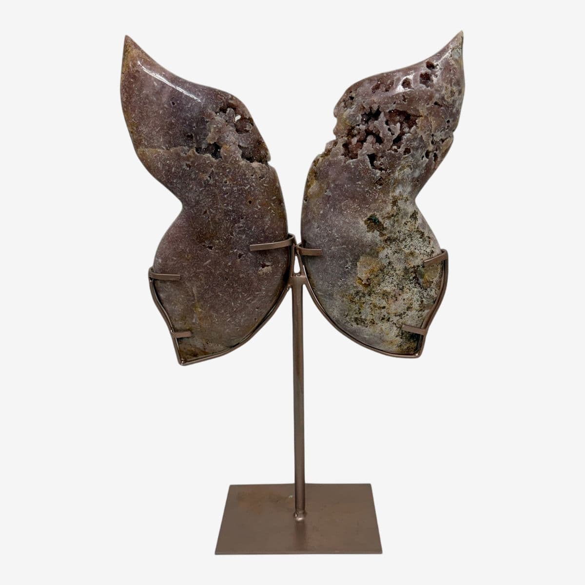 Pink Amethyst Butterfly on Stand - Image 1
