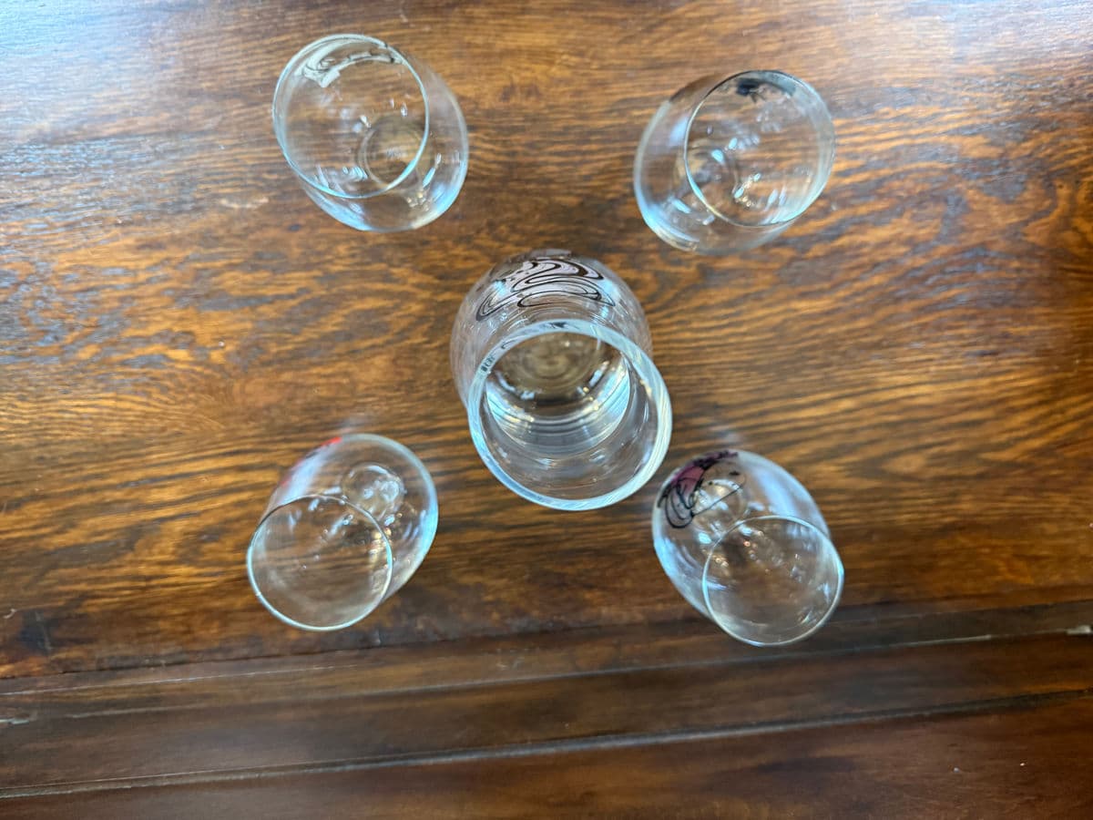 Sara Woodrow for Kosta Boda “All About You” Decanter + Glassware, Set of Five - Thumbnail 5