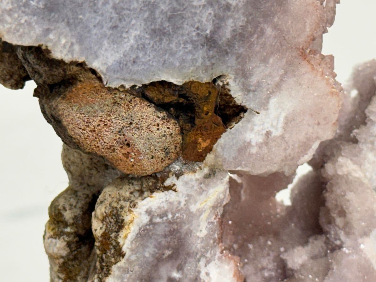 Pink Amethyst Crystal Slab on Stand - Thumbnail 8