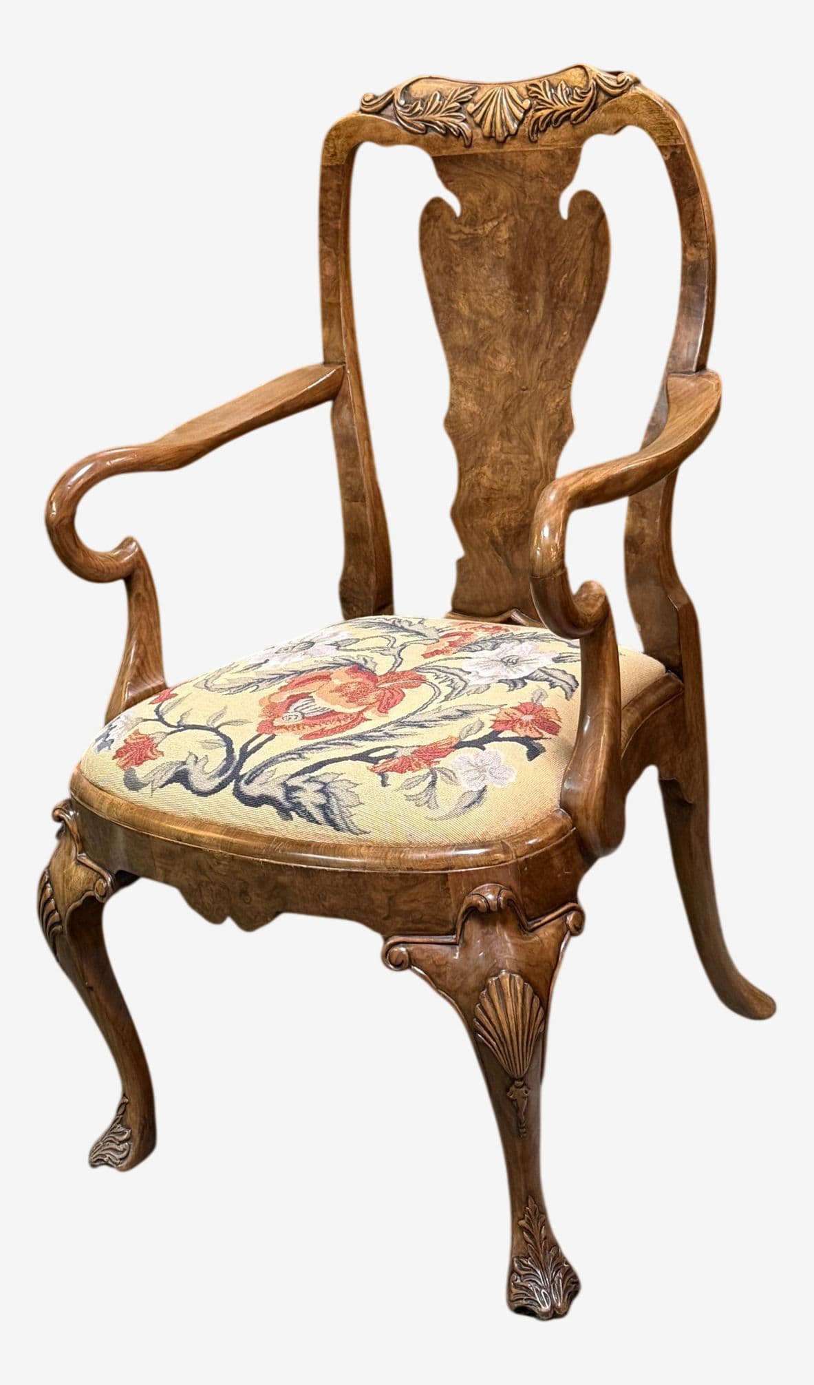 Roberto Barahona for Burton Ching Queen Anne Style Chair - Image 1