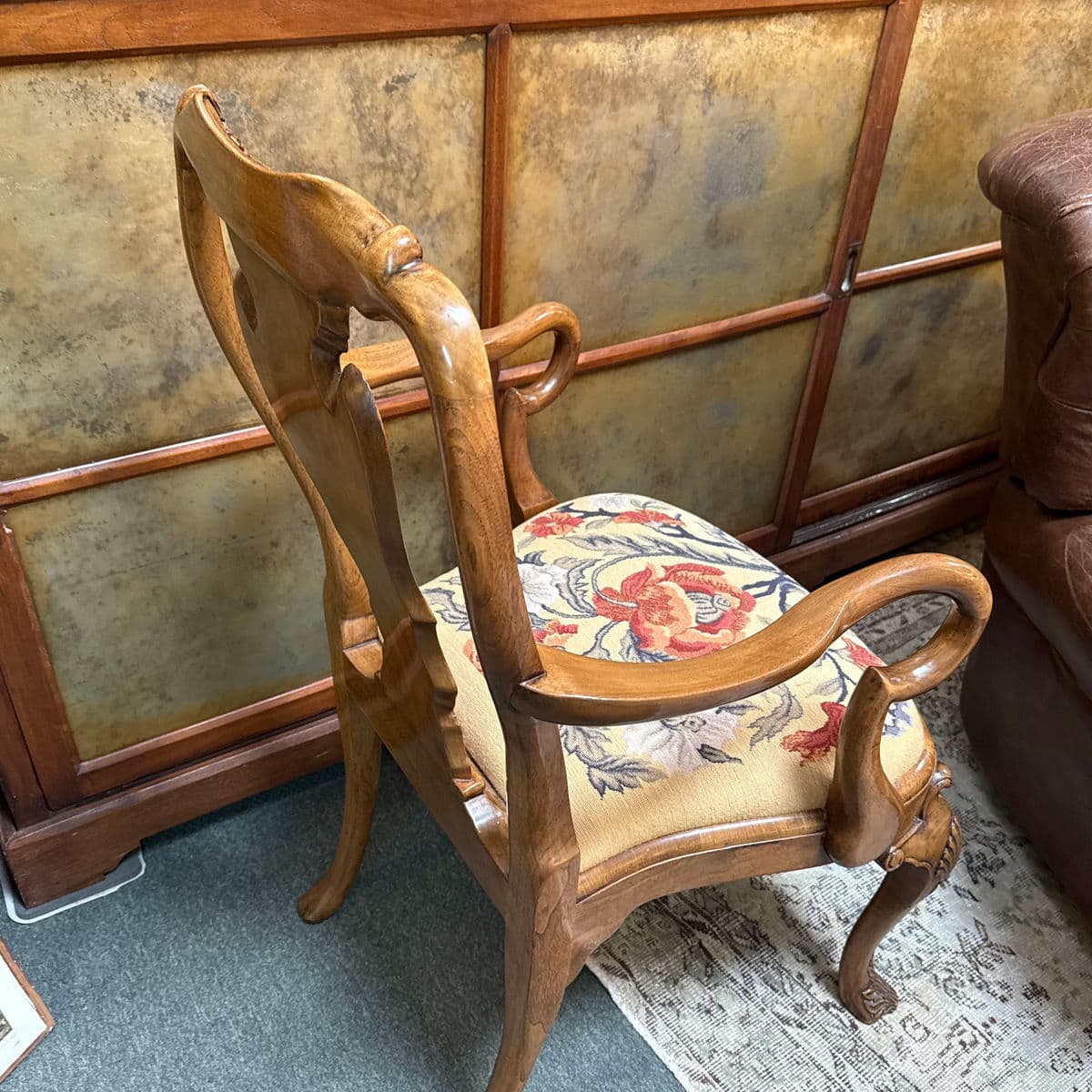 Roberto Barahona for Burton Ching Queen Anne Style Chair - Thumbnail 7