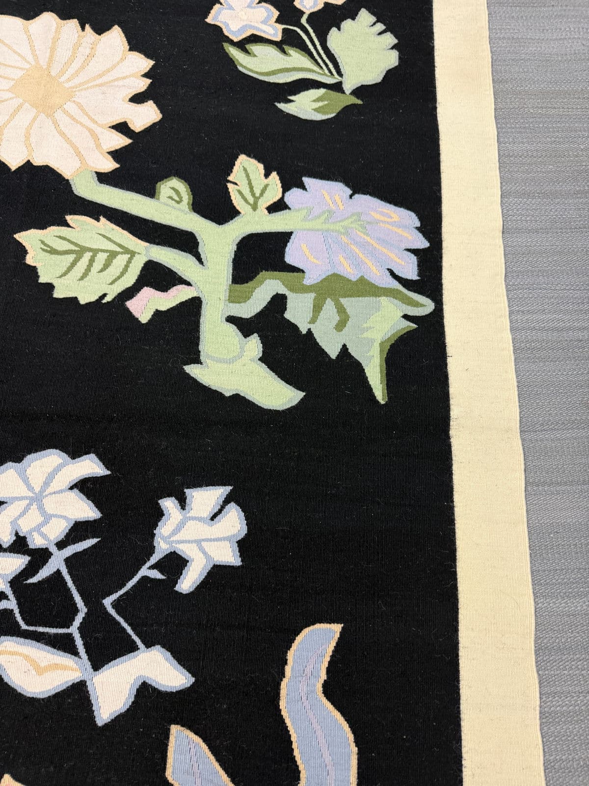 5ft × 7ft 4in Starck Romanian Kelim Rug, Circa 1990 - Thumbnail 6