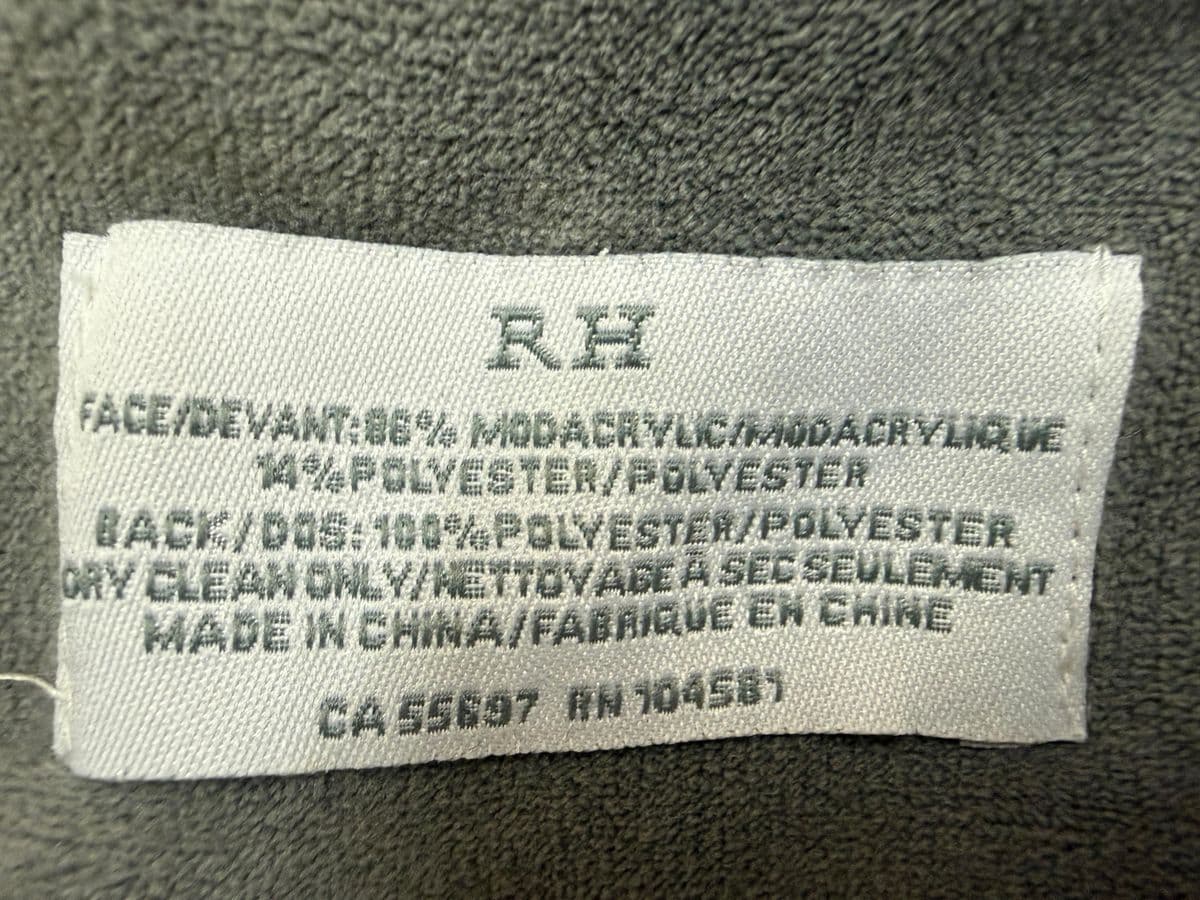 Restoration Hardware Faux-Fur Throw Blanket - Thumbnail 4