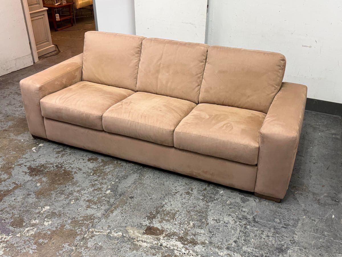 Arflex Italian Camel Sofa - Thumbnail 9