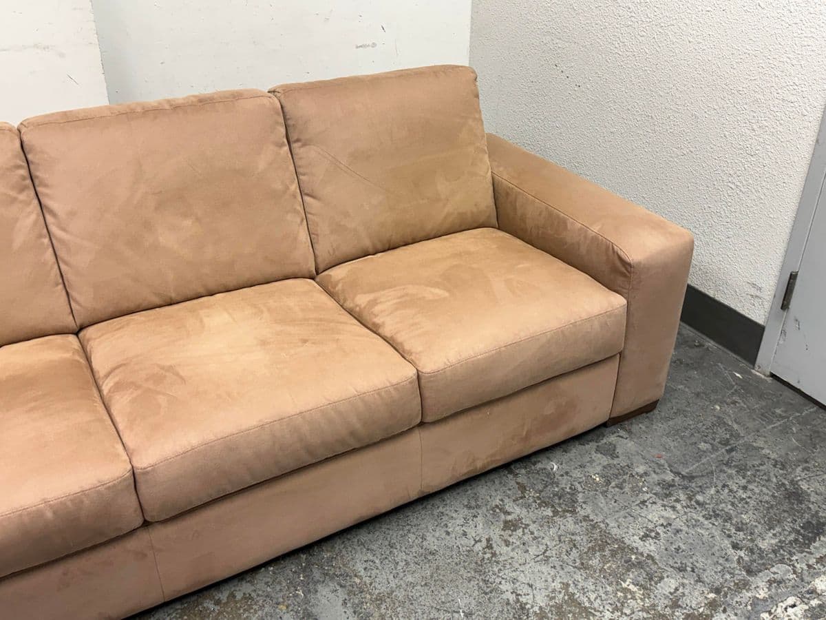 Arflex Italian Camel Sofa - Thumbnail 4