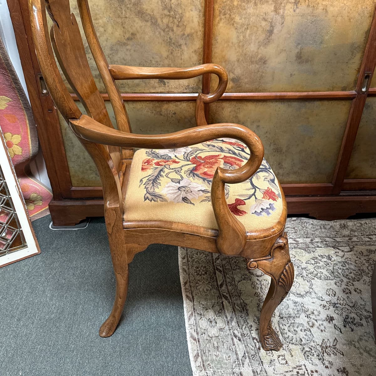 Roberto Barahona for Burton Ching Queen Anne Style Chair - Thumbnail 6