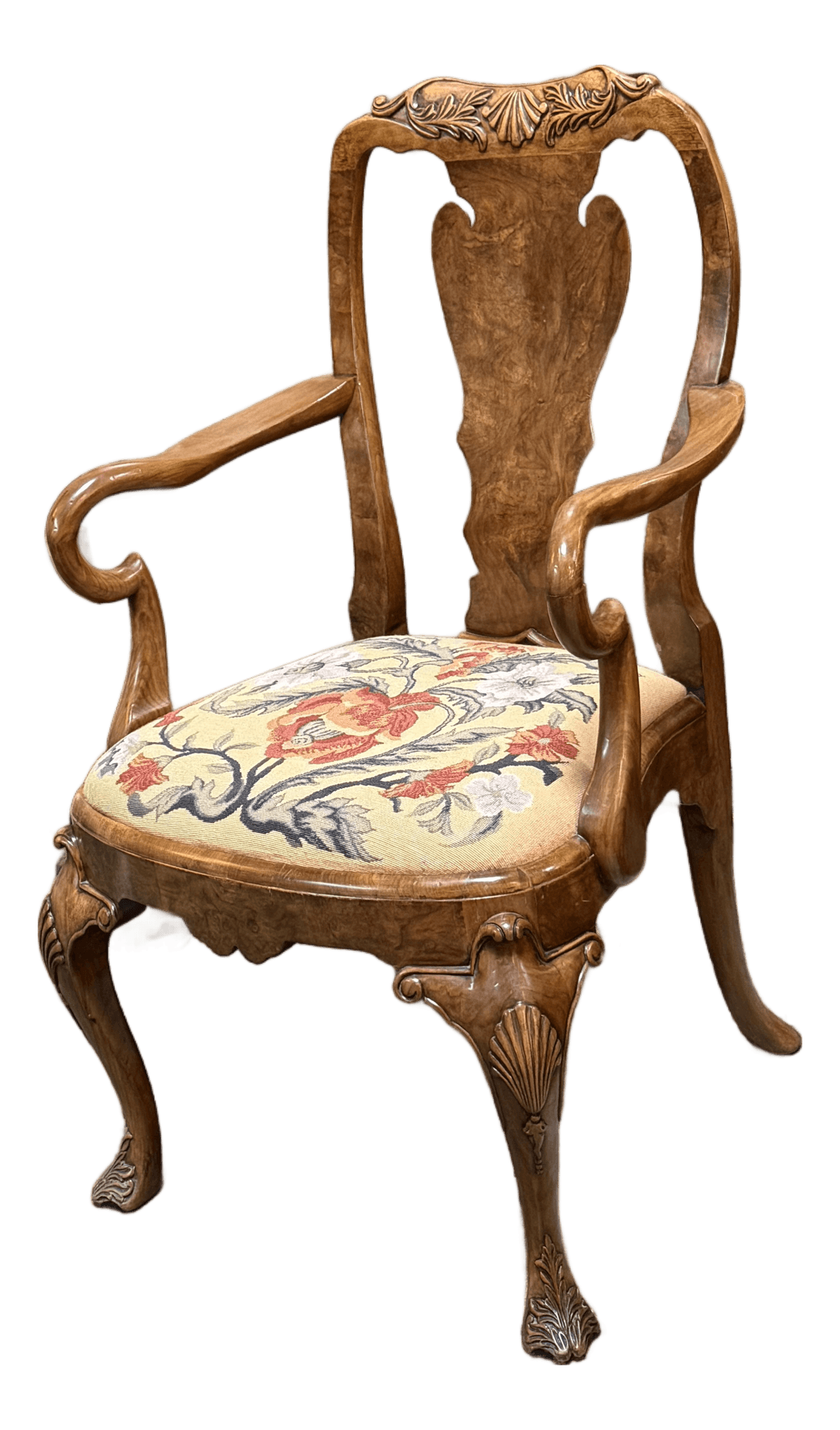 Roberto Barahona for Burton Ching Queen Anne Style Chair - Thumbnail 2